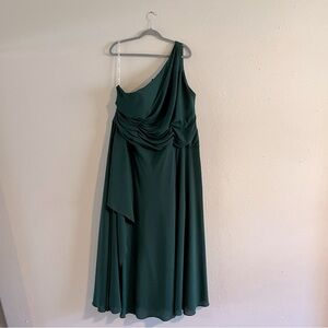 David’s Bridal Juniper Off the Shoulder Formal Dress Size 22